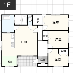 新築住宅の間取り事例 30坪に平屋を建てるメリット デメリットとおすすめ間取り