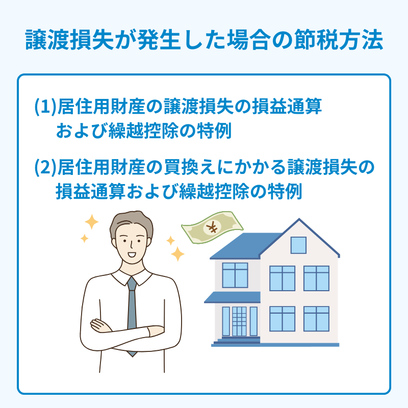 不動産売却で譲渡損失が発生した場合の節税方法