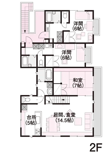 ビルトインガレージを活用する 2F