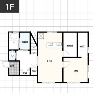 【40坪台】地下室・半地下室の間取り例