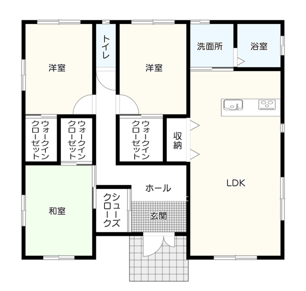 「1,500万円」の平屋の間取り