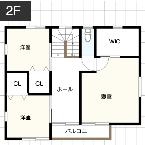 【35坪台】サンルームの間取り例