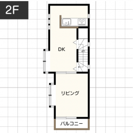 開放感あふれる間取り例　2F