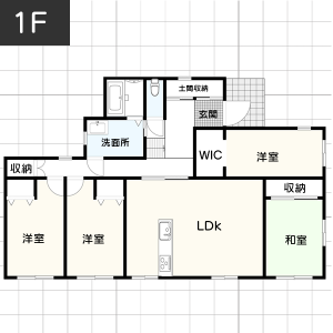 【外からの目線も気にならない】平屋35坪のおすすめ間取り例