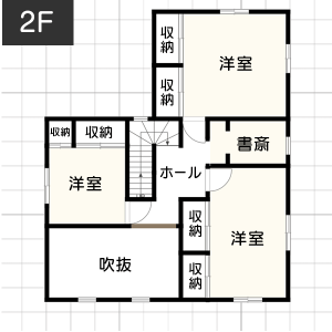 【すばやく身支度を整えられる】回遊動線・家事動線のおすすめ間取り例