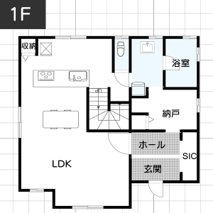 【アイランドキッチンあり】40坪のおすすめ間取り例