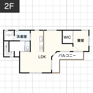 【完全分離型】二世帯住宅の間取り例