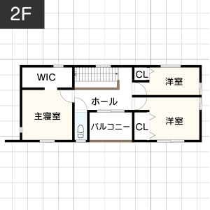 【30坪台】書斎のある間取り例