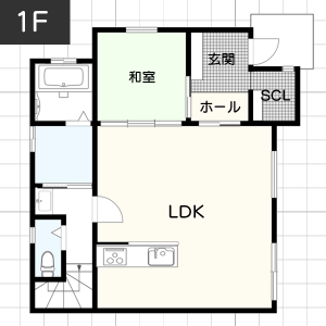 【35坪台】シューズクロークの間取り例