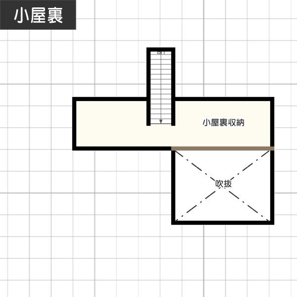 【吹き抜けで空間を広く】20坪平屋のおすすめ間取り例