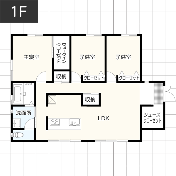 【便利な動線が魅力】平屋25坪のおすすめ間取り例