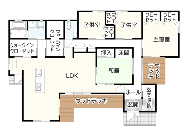 【40坪】の平屋間取りプラン