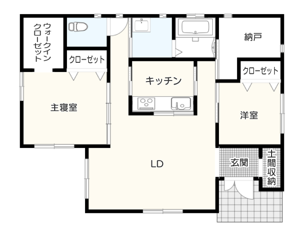 【20坪台】ペットの身を守る独立式キッチン