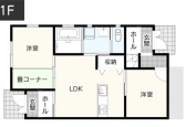 【建築費4,000万円台】3階建て二世帯注文住宅の間取り 1F