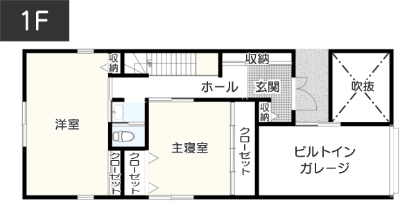 【5,000万円台】都内におすすめ地下付き注文住宅間取り2F