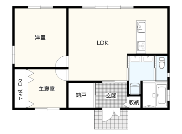 【約20坪】廊下なしの間取り