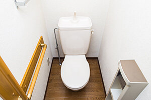 対策：タンク式トイレを選ぶ