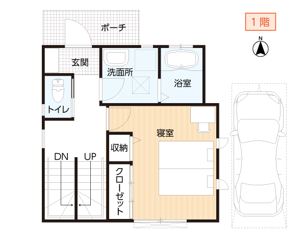 地下に隠し部屋がある間取り