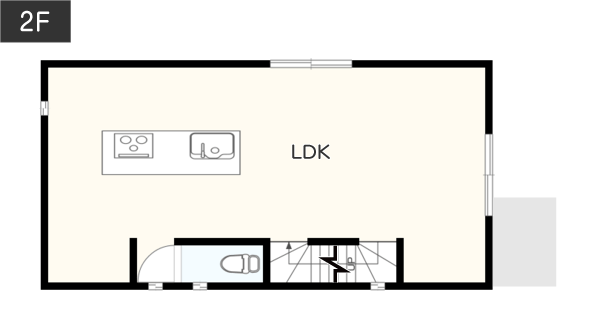 【3階建て】I字の狭小地でも広く見える土間付きの間取り