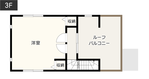 【3階建て】I字の狭小地でも広く見える土間付きの間取り