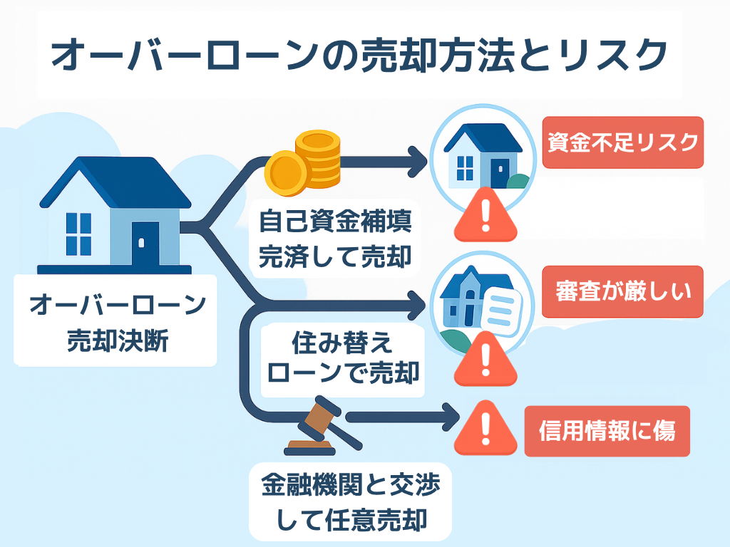 オーバーローンの売却方法とリスク