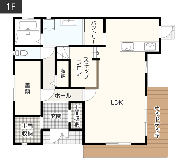 【２階建て３LDK】主寝室に2つのクローゼットを配置した個を尊重する間取り