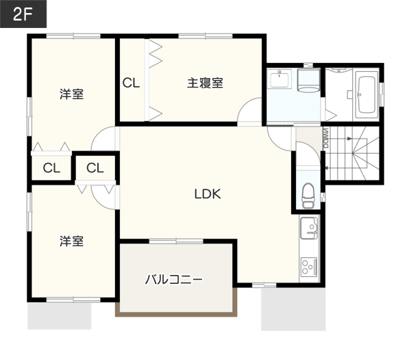 完全分離型二世帯住宅の間取り