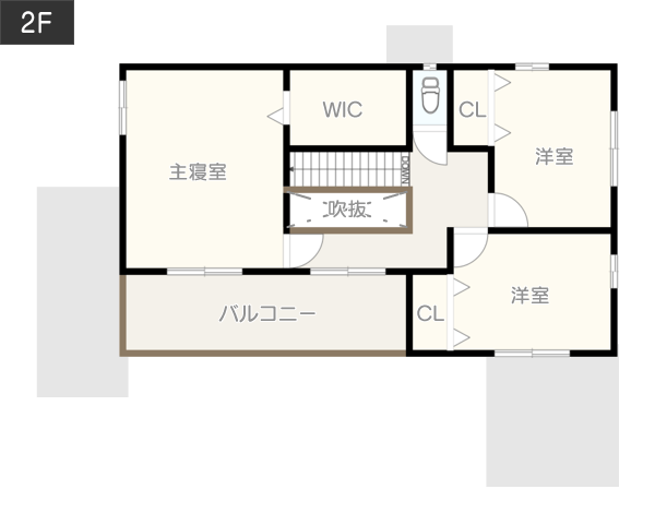 非個室タイプの家事室