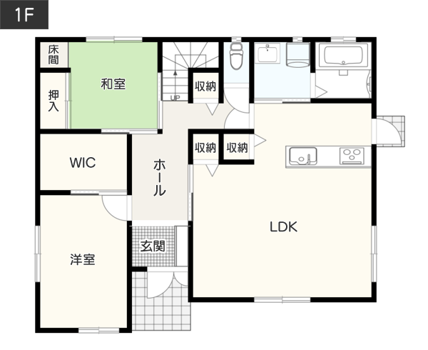 動線に配慮した間取り