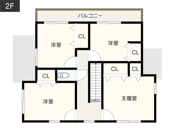 部屋数の多い間取り