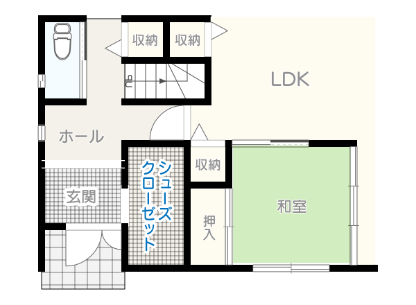 オープンタイプ×シューズクローゼット