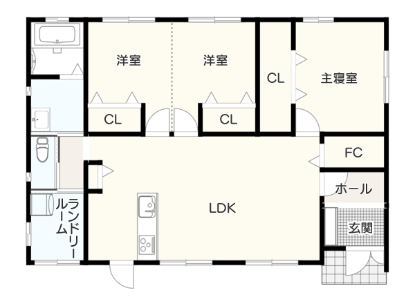 高齢世帯の間取り例