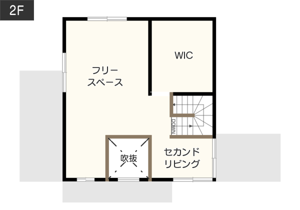 将来的な子ども部屋を完備した2人暮らしの間取り