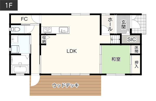 【延床面積40坪・二階建て】家事動線に配慮した間取り