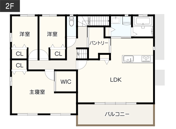 【延床面積60坪・二階建て】二世帯住宅の間取り