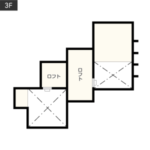 3-3.ロフト付きで使い勝手の良い3LDK_３階イメージ