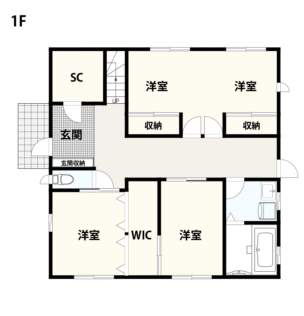 注文住宅2,000万円台「2階建て（40坪程度）」の間取り