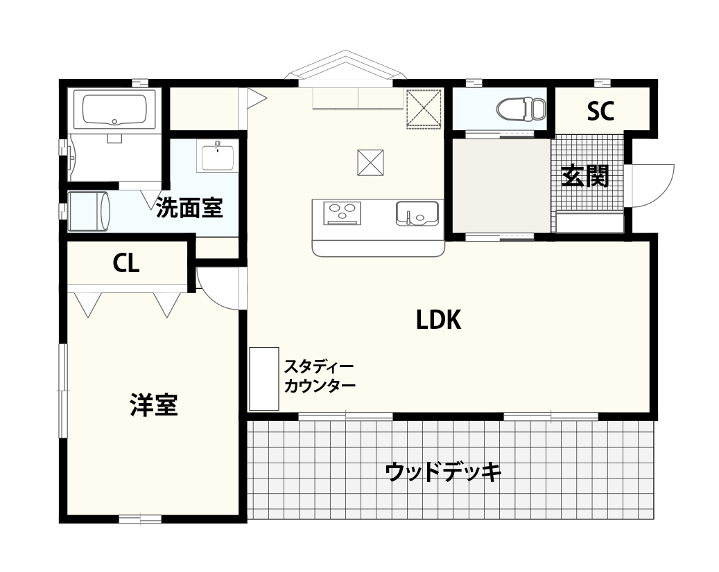 生活にメリハリがつく「2LDK」一人暮らしの間取り