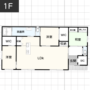 【3LDK 家全体をバリアフリー化】平屋40坪のおすすめ間取り例