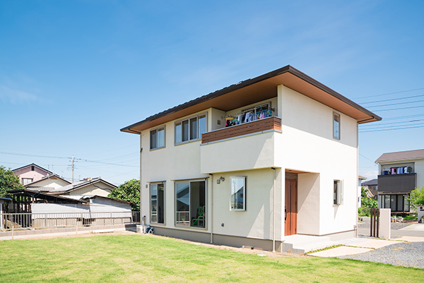 名古屋市昭和区エリアで、30坪の土地にローコスト住宅を建てた例 イメージ