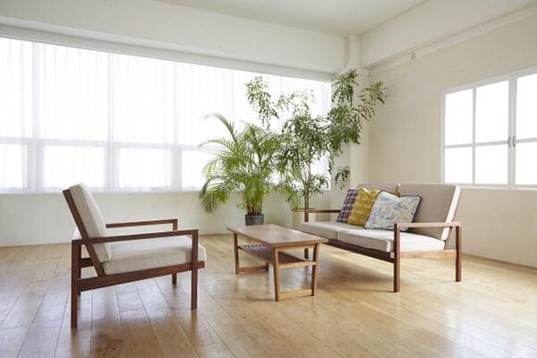 ホルムアルデヒド拡散量が少ない家具を選ぶ　イメージ