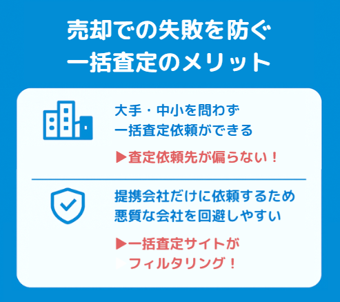 不動産一括査定のメリット